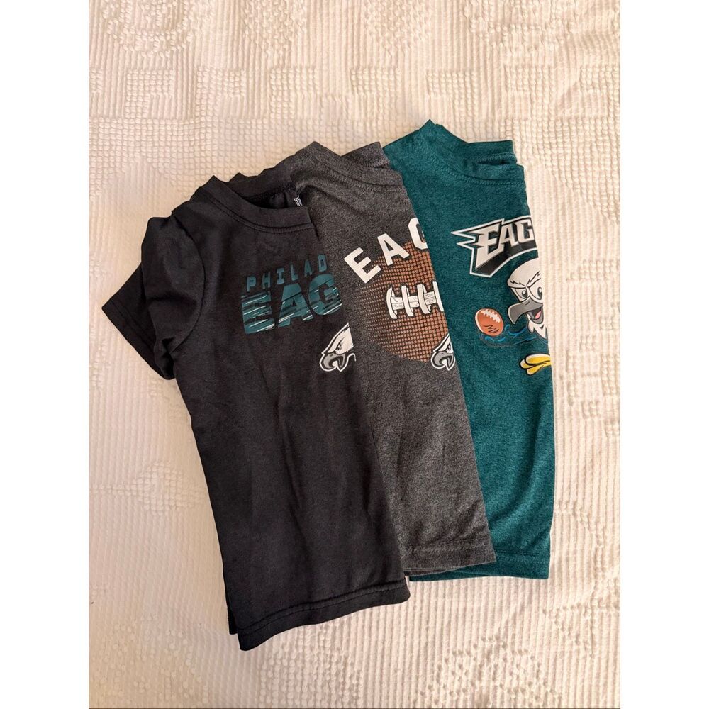 3-Pack Eagles Toddler Tees NFL 3T Bundle